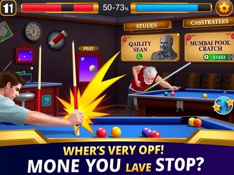Mumbai Pool Dominator Game Screenshot